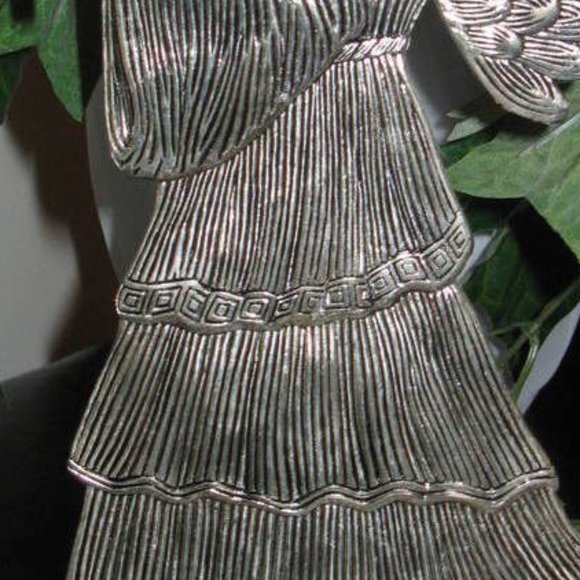 Candle Holder Angel Silverplated 9 x 6 - Picture 4 of 7